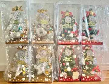 치이카와 크리스마스 트리 8개 세트 화이트 노멀