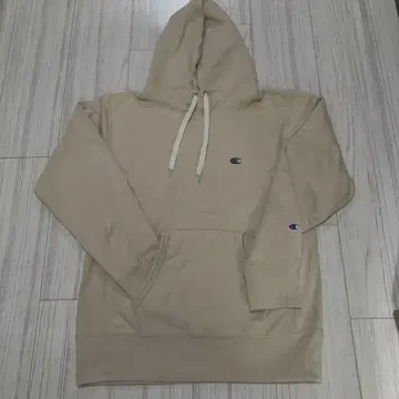 Champion 베이지 후드 부착 후드티 M 새상품급
