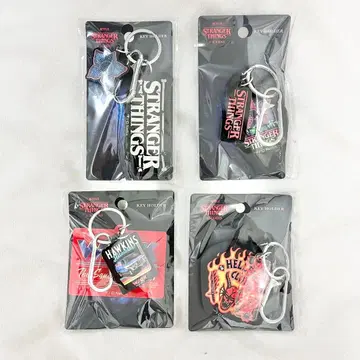 [ 새상품 ] 3coins 키링 STRANGER THINGS 4개 세트