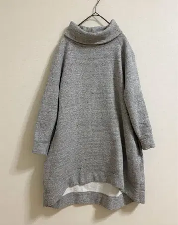 BEAMS BOY 맨투맨 터틀 원피스 속기모