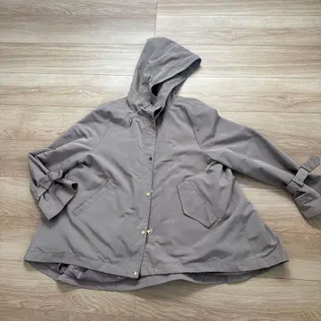 그레이 후드 부착 라이너 부착 점퍼