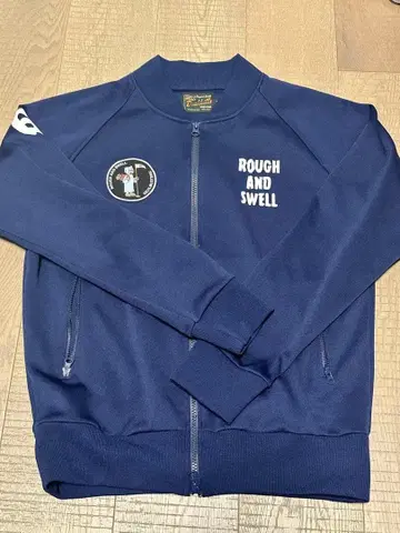 [ 새상품급 ] Rough & Swell 네이비 집업 자켓