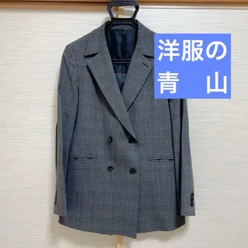 HILTON 아오야마 양복 4버튼 더블 자켓 [ 3D 울 ] 11호