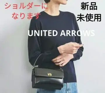 새상품 2025년 구매 유나이티드 애로우즈 더블 플랩 숄더백