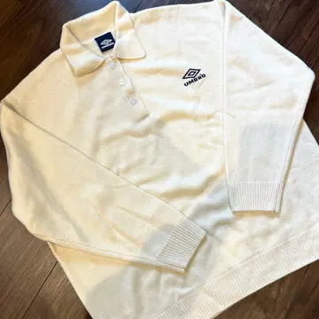 UMBRO 아이보리 피케 셔츠 F 사이즈