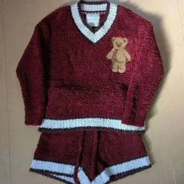 [ HOLIDAY ] 젤라피케 베어 룸웨어 상하의 세트 F 사이즈