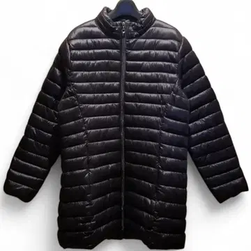 다운 자켓 롱 여성용 3XL 블랙