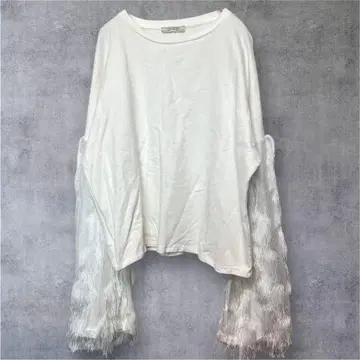 ZARA TRF 자라 트라파 F 프린지 긴팔 티셔츠