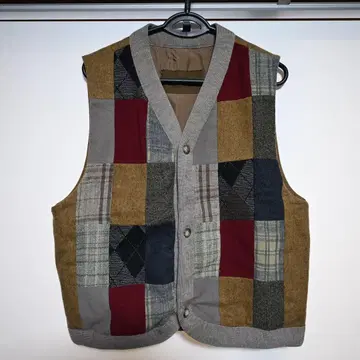 로트레아몽 ( LAUTREAMONT ) 멀티 컬러 패치워크 베스트