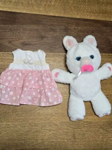 다코시테 네룬 마쉬멜로우 토끼 원피스 포함