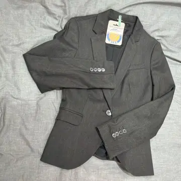 ZARA BASIC 다크 그레이 테일러드 자켓 S