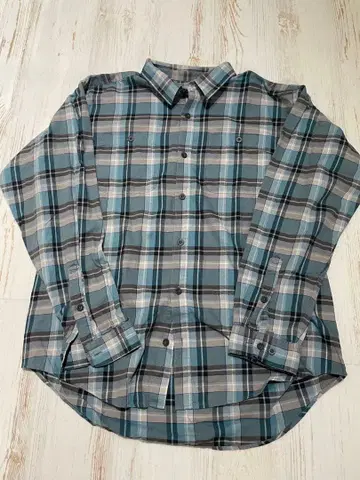 patagonia 오가닉 코튼 체크 플란넬 셔츠 L