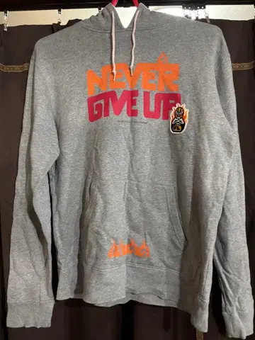 FIGHTING LAUNDRY 그레이 후드티