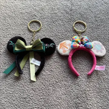 겨울왕국 안나 스모와 머리띠 키체인