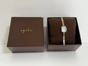 agate 아가트 실버 손목시계