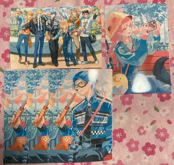 스트그라 경찰 훼미리마트 프린트 5세트