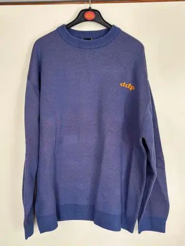 ddp 보라색 니트 스웨터