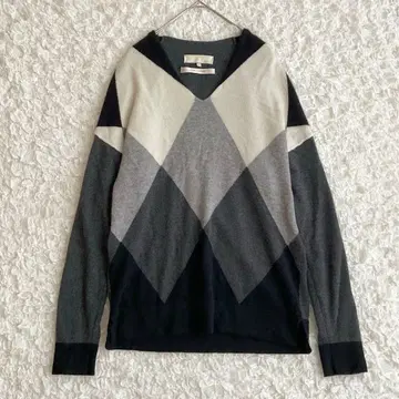 [ 퓨어 캐시미어 100% ] 자유구 V넥 니트 워셔블 온워드 38/M