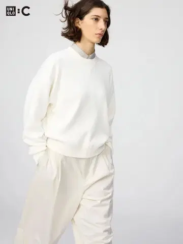 UNIQLO 스무스 코튼 크루넥 스웨터
