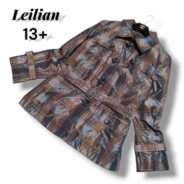 2way 레리안 라이너 포함 코트 체크 자켓 발수 XL 브라운