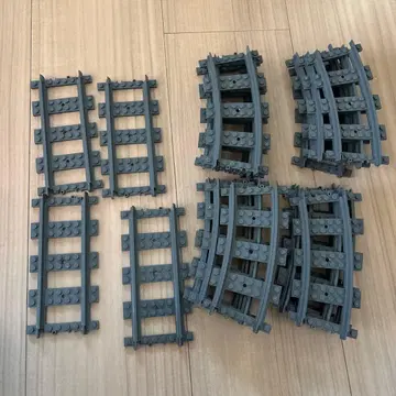 LEGO 레고 시티 기차 레일 직선 커브