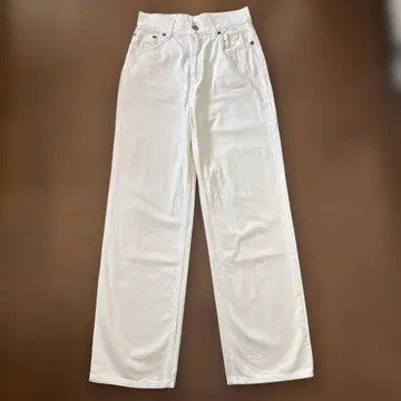 RonHerman vintage 화이트 스트레이트 데님 팬츠