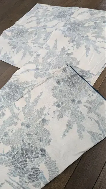 안개 속의 꽃들 기모노 이중 기모노