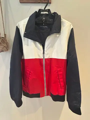 Tommy Hilfiger 나일론 자켓 빨간색/화이트/파랑