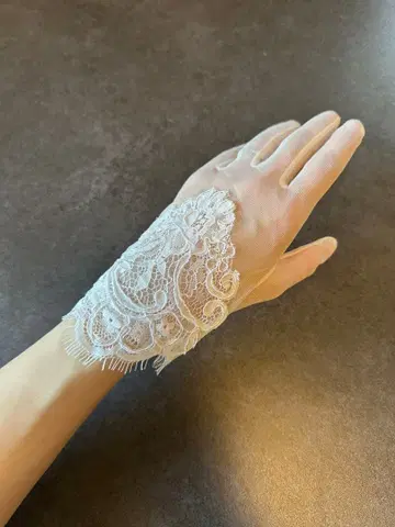 [ 일본산 ] 오간자 그로브 결혼식 숏그로브 유명 아틀리에