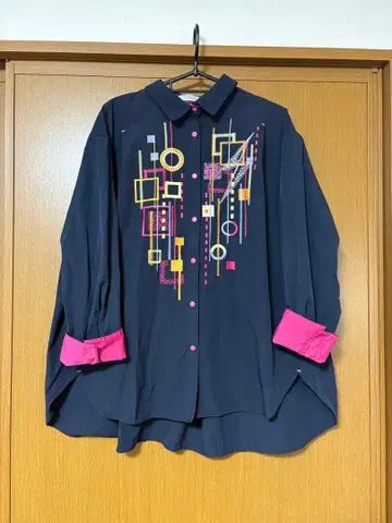 야마모토 간사이 셔츠 튜닉 LL 자수