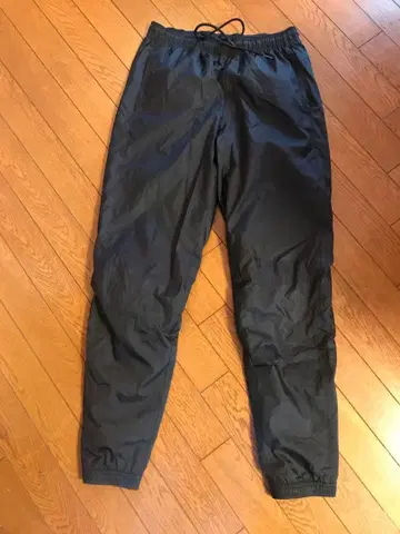 블랙 경량 팬츠 푸마 PUMA L 사이즈 충전솜 윈드