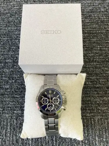 SEIKO 크로노그래프 손목시계 스테인리스