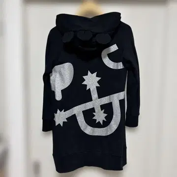 도리카무 와루곰 롱 후드티 블랙