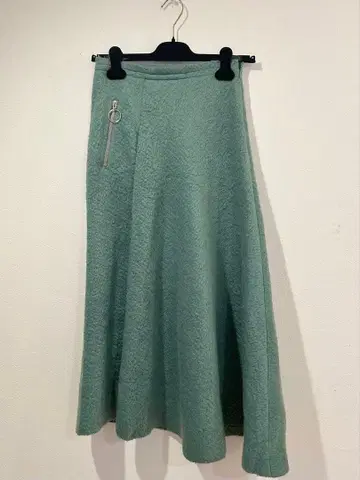 near.nippon 그린 비대칭 스커트