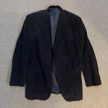 다크 그레이 코듀로이 테일러드 자켓 [ GLENOVER ]