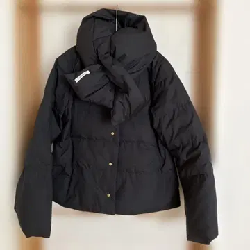 OPAQUE.CLIP 머플러 포함 다운 자켓 M size