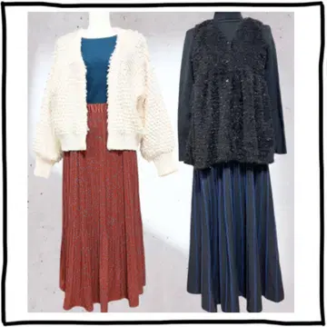 성숙 캐주얼 가을/겨울 여성용 코디 묶음 판매