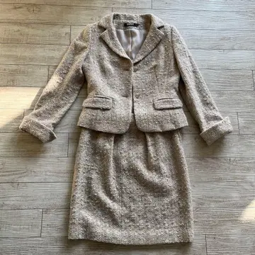 DIXY 베이지 트위드 수트 입학식 축하