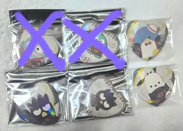 산리오 NARUTO 하트 캔뱃지 배츠마루 턱시도샘 포차코