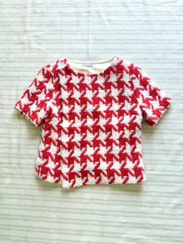 KICKAPOO&COMPANY 카마쿠라 반팔 니트탑