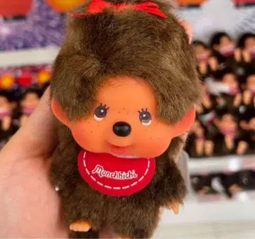 몬치치 얼굴 큰 SS 키체인 여아 마스코트 키링