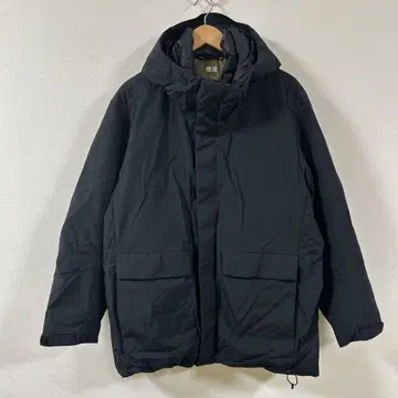 새상품급 유니클로 남성용 하이브리드 다운 파카 다운 코트