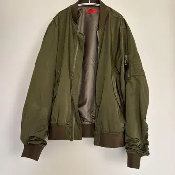 MA-1 스타일 자켓 올리브