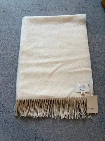 DEMYLEE 100% 캐시미어 머플러 화이트