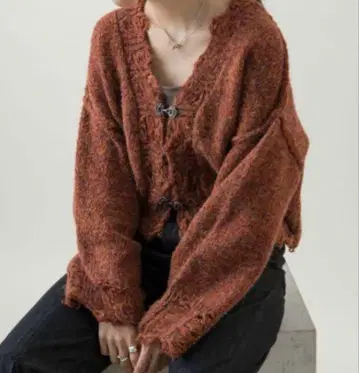 리사이클얀 크롭 가디건