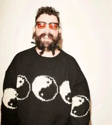 macmahon knitting mills Yin & Yang 니트 블랙