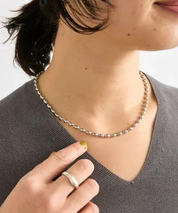 새상품 리브 드와 스테인리스 실버 목걸이 25ss