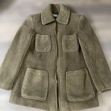 EMPORIO ARMANI 플리스 자켓 베이지