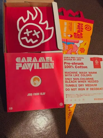 캐러멜 파빌리온 JIRO 프로듀스 한정판 T셔츠 포함 GLAY