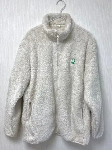 도라에몽 플리스 자켓 남성용 베이지 XL 사이즈 UNIQLO